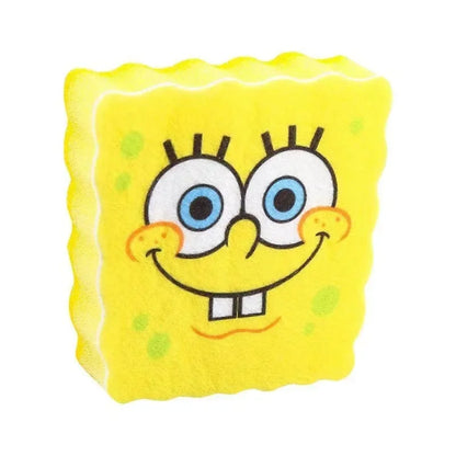 Spongebob Squarepants Dish Washing Brush Sponge Kitchen Supplies Drain Rack Cleaning Dishes Brushes Reusable Scrub Scouring Pad